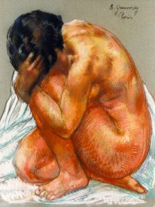 Samuel Granovsky, Squatting Nude