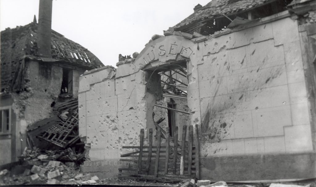 L'ancien musée bombardé