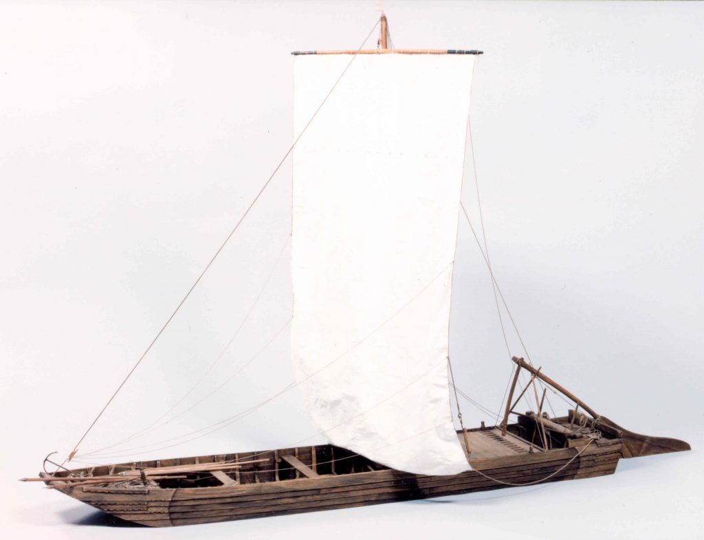 Model of a Loire barge, Musée de la Loire, COATP 997