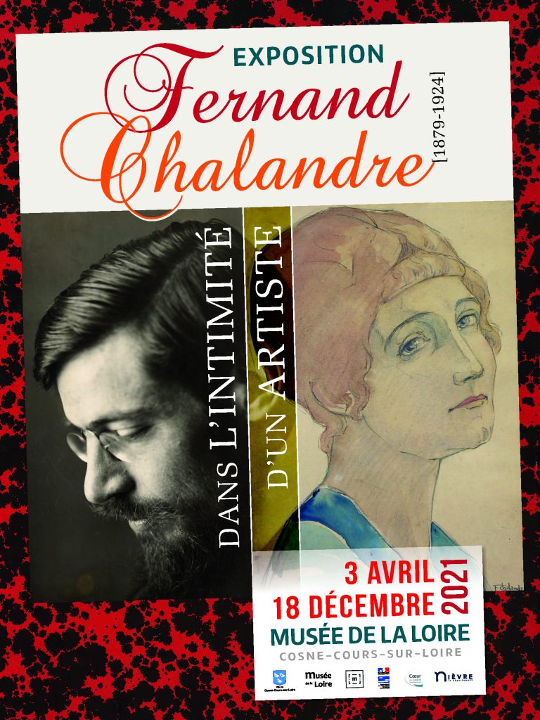 Poster exhibition Fernand Chalandre 2021 at the Loire Museum
