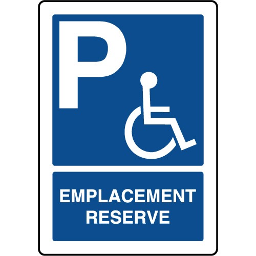 Stationnement réservé aux handicapés à Cosne-Cours-sur-Loire